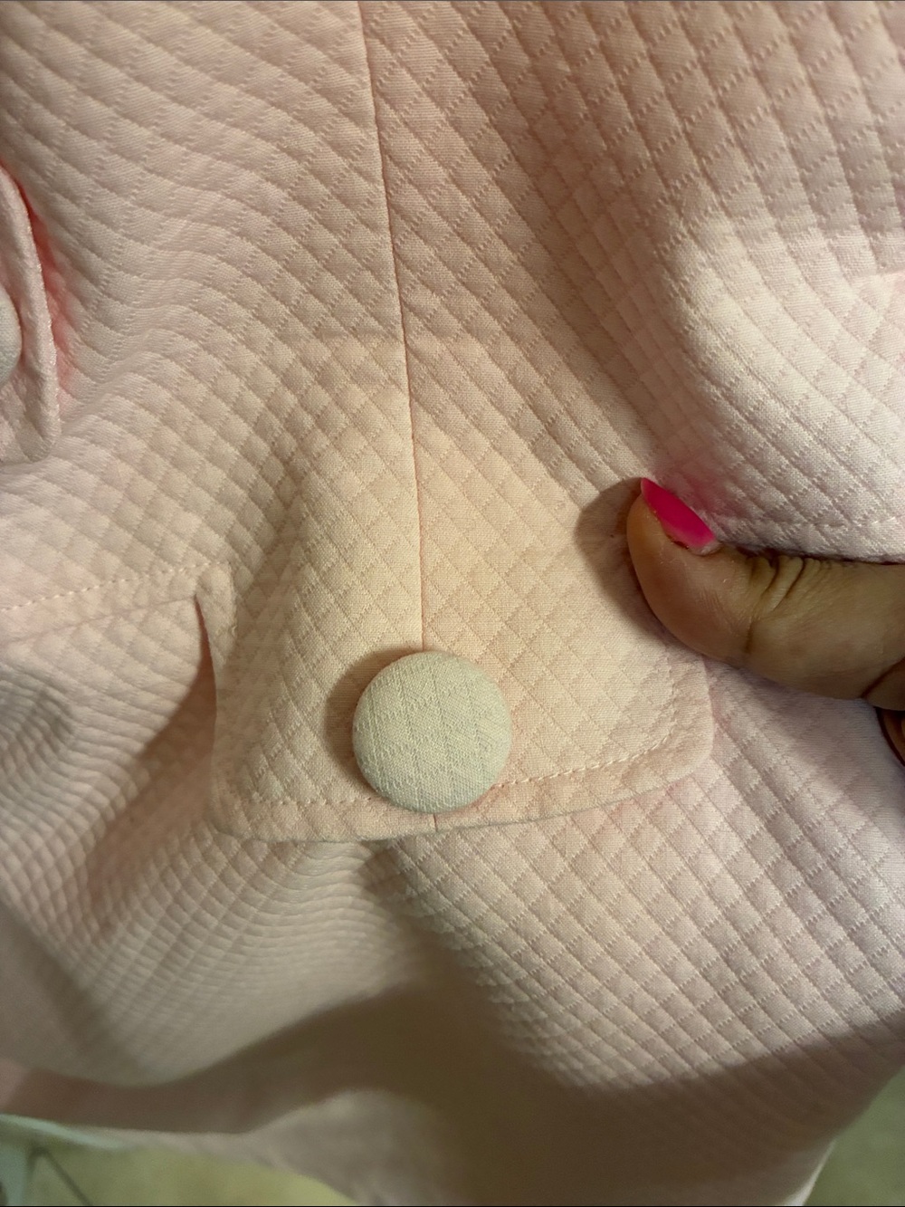 NWOT J McLaughlin Pastel Pink Textured Midi Dress Sz 2-100% Cotton - Picture 11 of 14